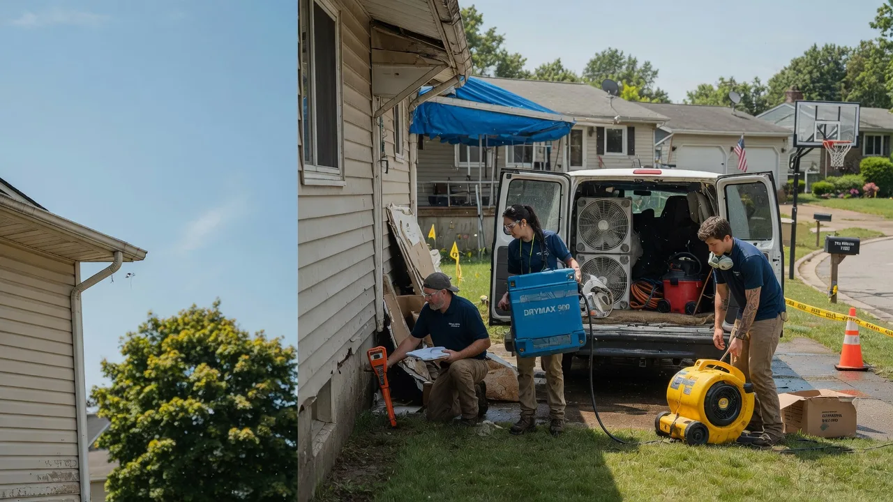 Ceiling Leak Cleanup in Eldridge, IA near me